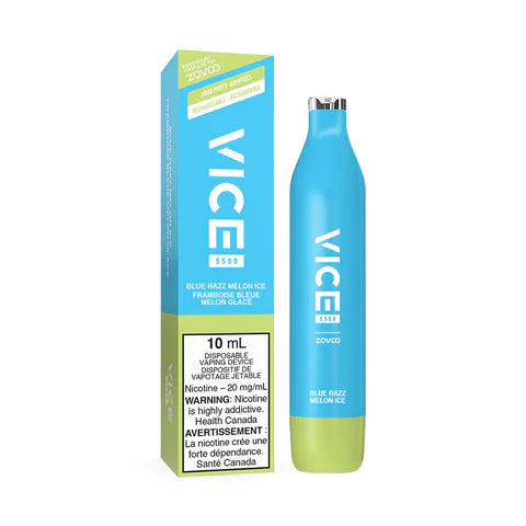 Vice 5500 Rechargeable Disposable - Blue Razz Melon