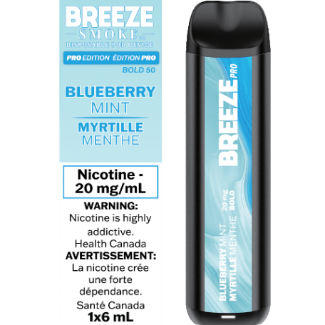 Vape jetable Breeze Pro 2000 bouffées 6 ml