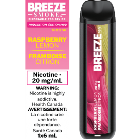 Vape jetable Breeze Pro 2000 bouffées 6 ml