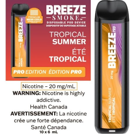 Breeze Pro Disposable 2000 Puff Vape 6ml