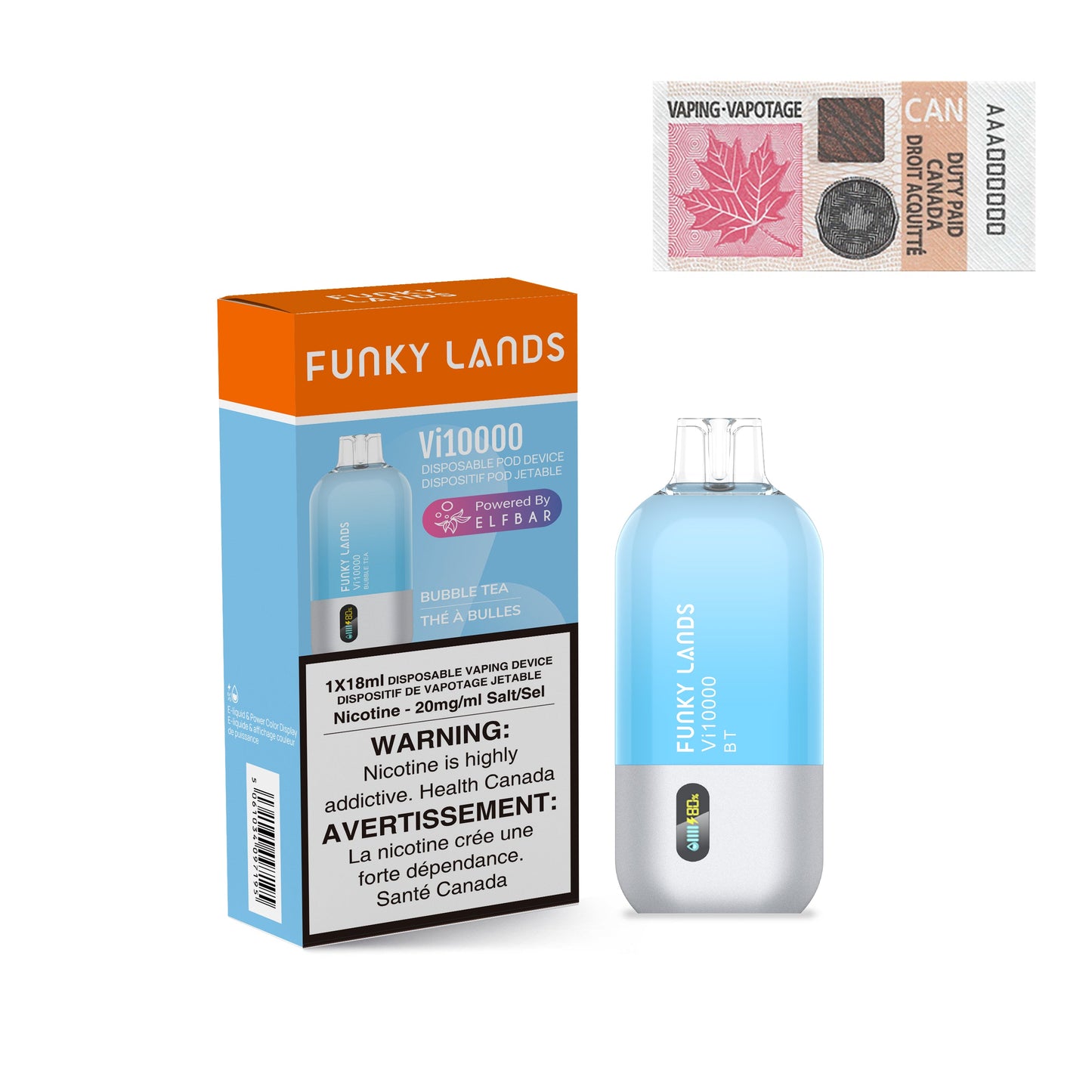 Funky Lands by ElfBar Vi10000 Rechargeable Disposable Vape 18ml