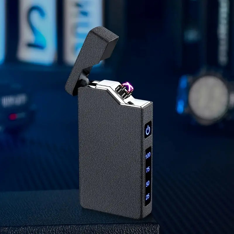 Windproof Rechargeable Double Arc Lighter