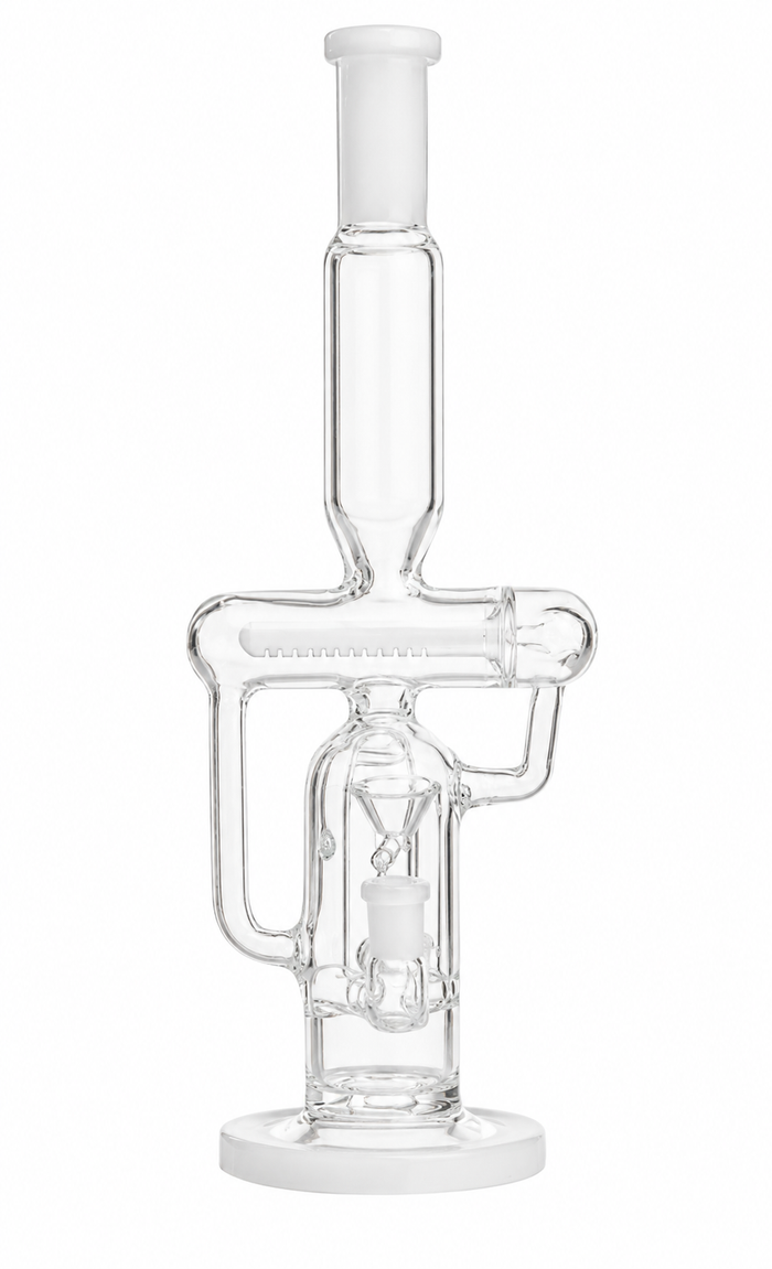 13″ Recycler Glass Bong