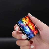 Ice & Fire Angel Lighter Refillable Lighter Case