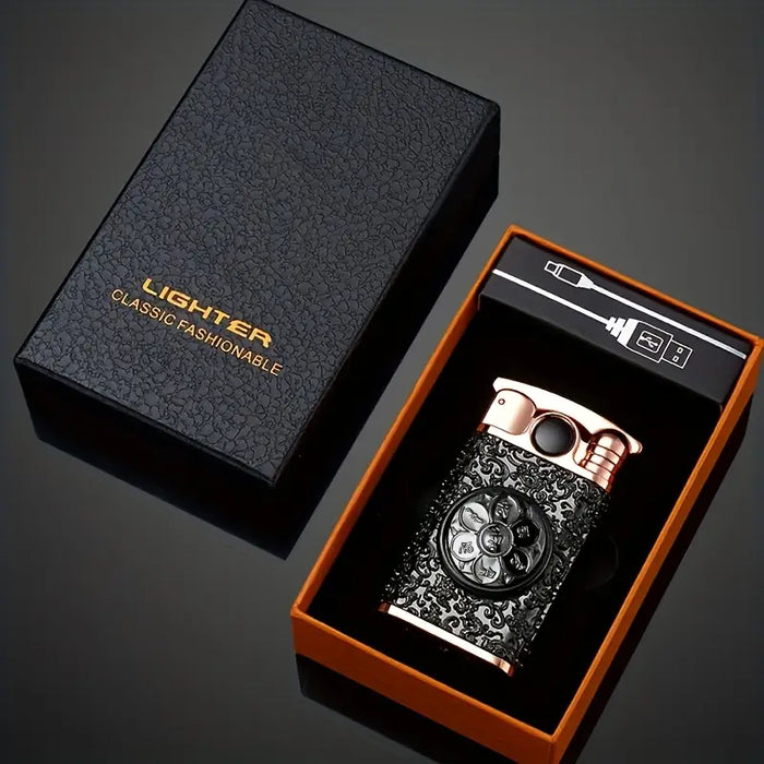 Metal Windproof Flameless Plasma Lighter