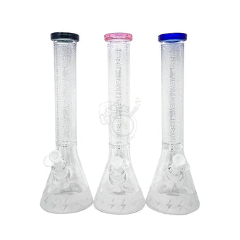 Cheech Glass 16” Sandblast Beaker Bong