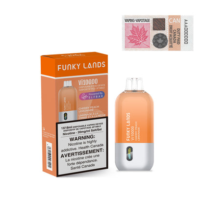 [CLEARANCE] Funky Lands by ElfBar Vi10000 Rechargeable Disposable Vape 18ml
