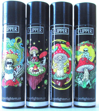 Briquet Clipper série Mushroom