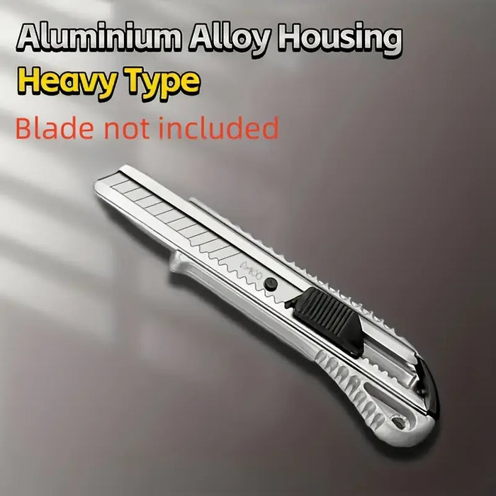 High-Quality Aluminum Alloy Box Cutter Handle - No Blade Included