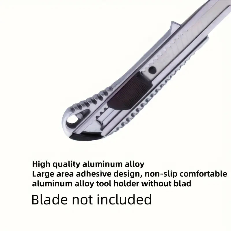 High-Quality Aluminum Alloy Box Cutter Handle - No Blade Included