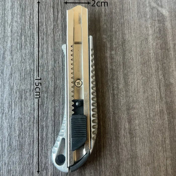 High-Quality Aluminum Alloy Box Cutter Handle - No Blade Included
