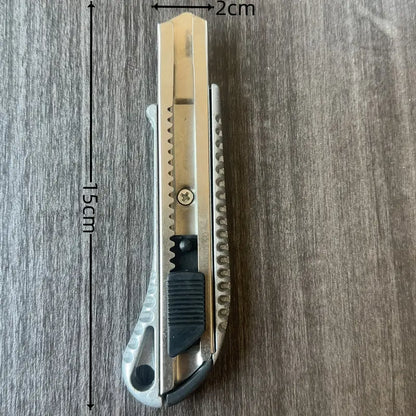 High-Quality Aluminum Alloy Box Cutter Handle - No Blade Included