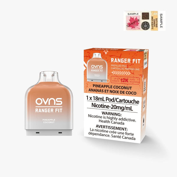 Pods OVNS Ranger Fit 12000 Puff *Batterie incluse sans frais