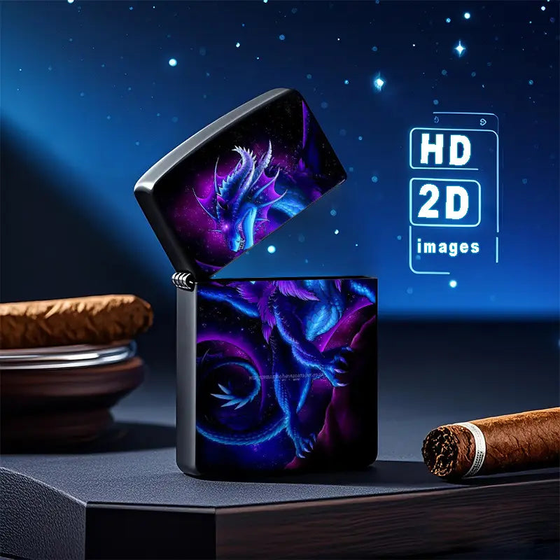 2D Dragon Space Design Lighter Shell