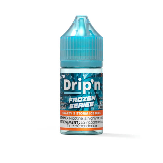 Envi Drip'n Frozen E-Liquid - Snazzy S Storm Ice Blast