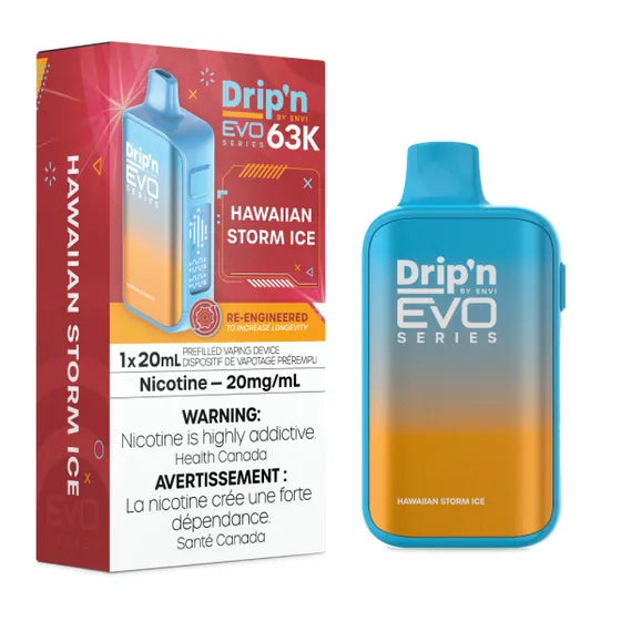 ENVI Drip'n EVO 63K Rechargeable Disposable Vape 20mL