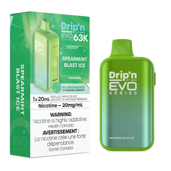 ENVI Drip'n EVO 63K Rechargeable Disposable Vape 20mL