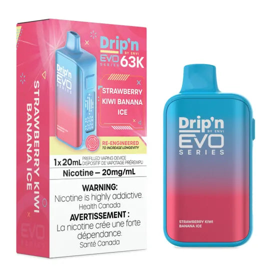 ENVI Drip'n EVO 63K Rechargeable Disposable Vape 20mL