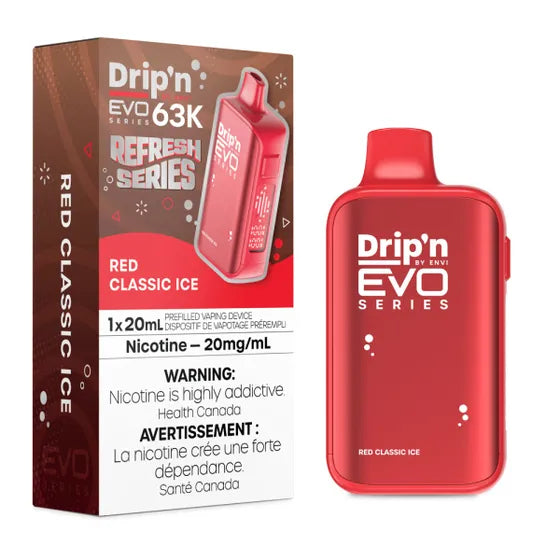 ENVI Drip'n EVO 63K Rechargeable Disposable Vape 20mL