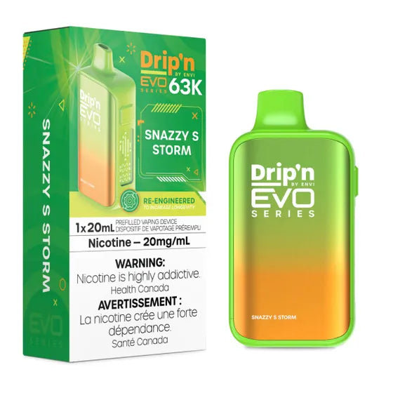 ENVI Drip'n EVO 63K Rechargeable Disposable Vape 20mL