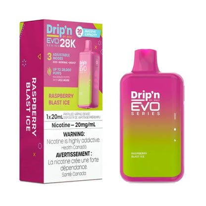 (Clearance) ENVI Drip'n EVO SERIES 28K Rechargeable Disposable Vape 20ml
