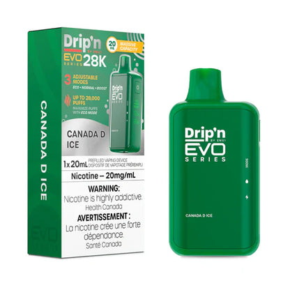 (Clearance) ENVI Drip'n EVO SERIES 28K Rechargeable Disposable Vape 20ml