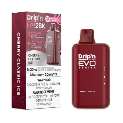 (Clearance) ENVI Drip'n EVO SERIES 28K Rechargeable Disposable Vape 20ml