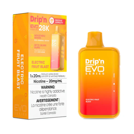 ENVI Drip'n EVO SERIES 28K Rechargeable Disposable Vape 20ml