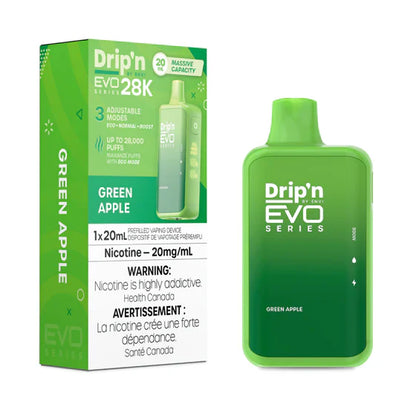 (Clearance) ENVI Drip'n EVO SERIES 28K Rechargeable Disposable Vape 20ml