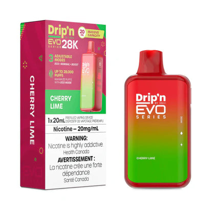 (Clearance) ENVI Drip'n EVO SERIES 28K Rechargeable Disposable Vape 20ml