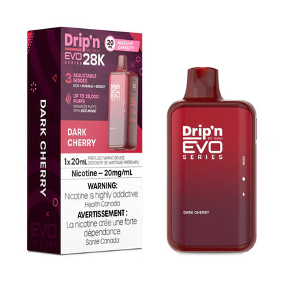 (Clearance) ENVI Drip'n EVO SERIES 28K Rechargeable Disposable Vape 20ml