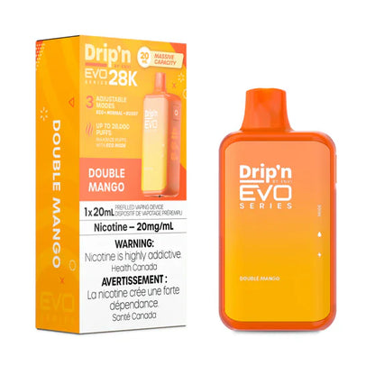 (Clearance) ENVI Drip'n EVO SERIES 28K Rechargeable Disposable Vape 20ml