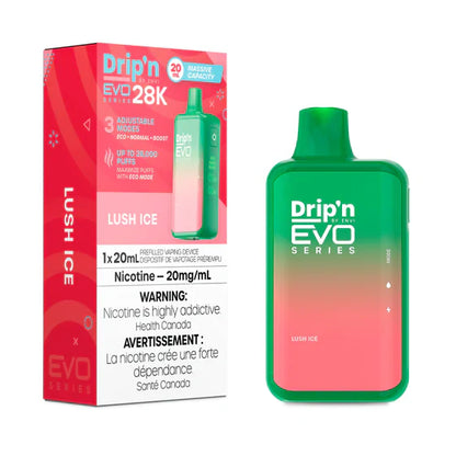 (Clearance) ENVI Drip'n EVO SERIES 28K Rechargeable Disposable Vape 20ml