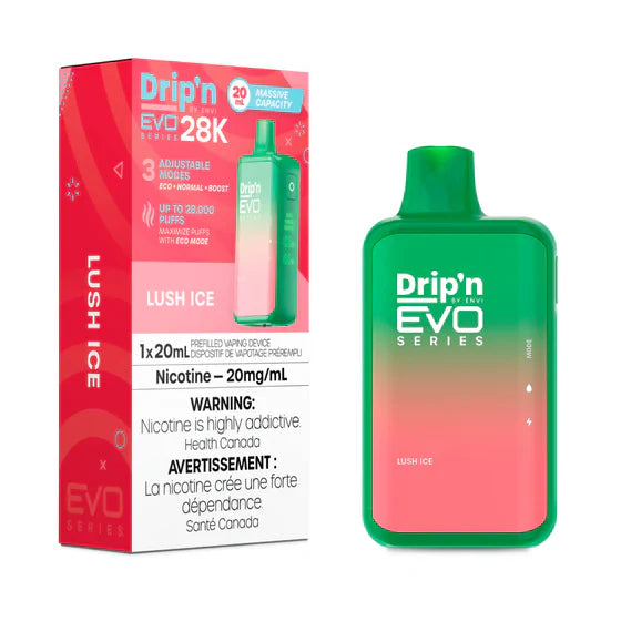 ENVI Drip'n EVO SERIES 28K Rechargeable Disposable Vape 20ml