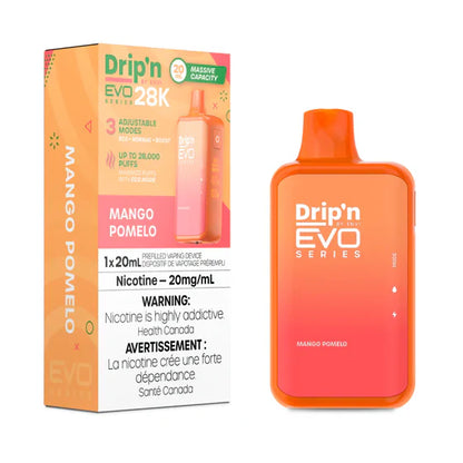 (Clearance) ENVI Drip'n EVO SERIES 28K Rechargeable Disposable Vape 20ml