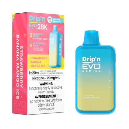 (Clearance) ENVI Drip'n EVO SERIES 28K Rechargeable Disposable Vape 20ml
