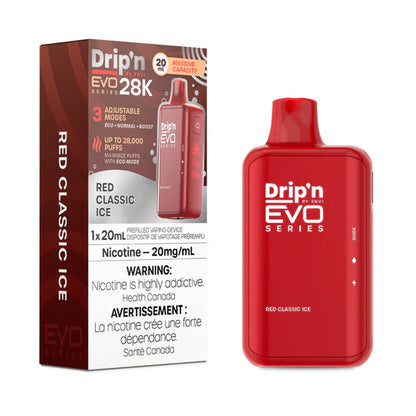(Clearance) ENVI Drip'n EVO SERIES 28K Rechargeable Disposable Vape 20ml