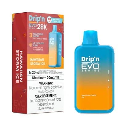 (Clearance) ENVI Drip'n EVO SERIES 28K Rechargeable Disposable Vape 20ml