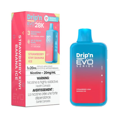 (Clearance) ENVI Drip'n EVO SERIES 28K Rechargeable Disposable Vape 20ml