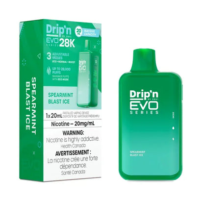 (Clearance) ENVI Drip'n EVO SERIES 28K Rechargeable Disposable Vape 20ml