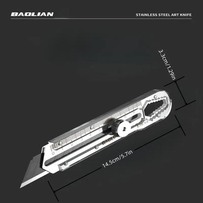 Rubber-Coated Stainless Steel Utility Knife