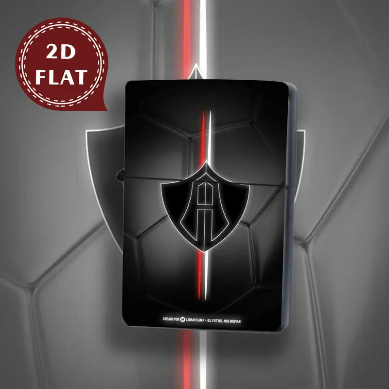 2D Flat Soccer Ball Lighter Shell