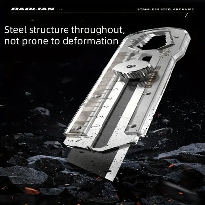 Rubber-Coated Stainless Steel Utility Knife