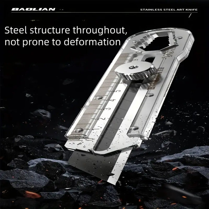 Rubber-Coated Stainless Steel Utility Knife