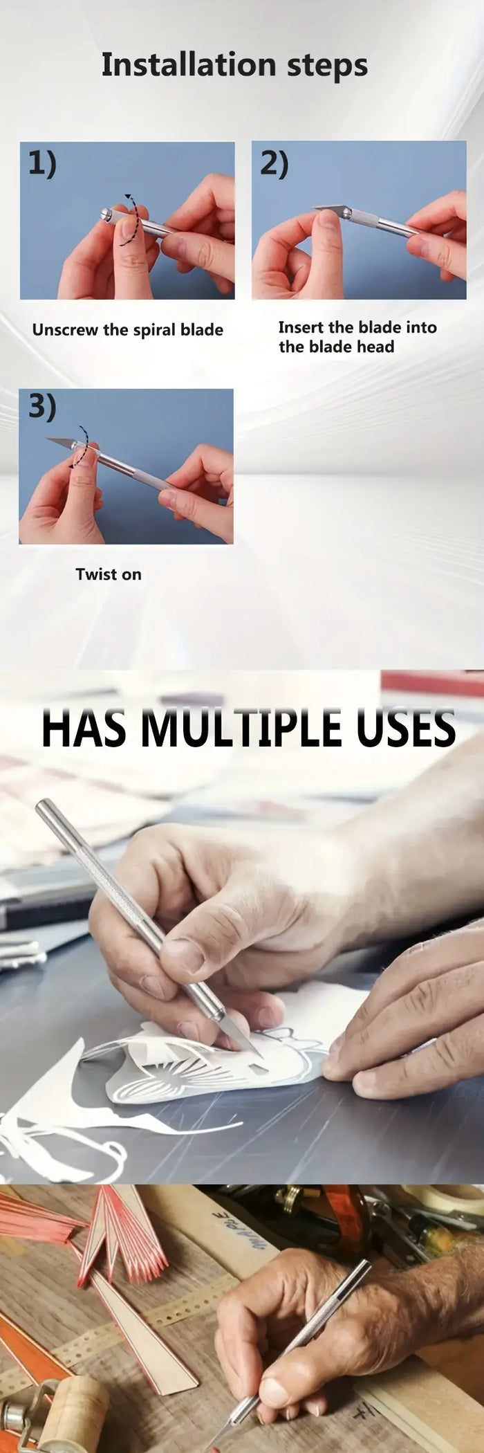 Aluminum Alloy Utility Knife