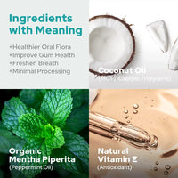 Plant of Life - 8oz Coconut Mint Natural Mouth Pulling Oil
