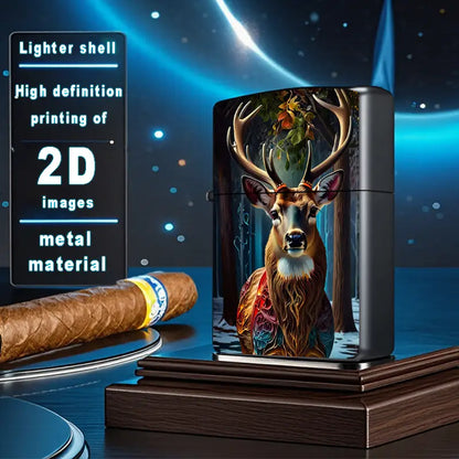 2D Retro Fantasy Deer Lighter Shell