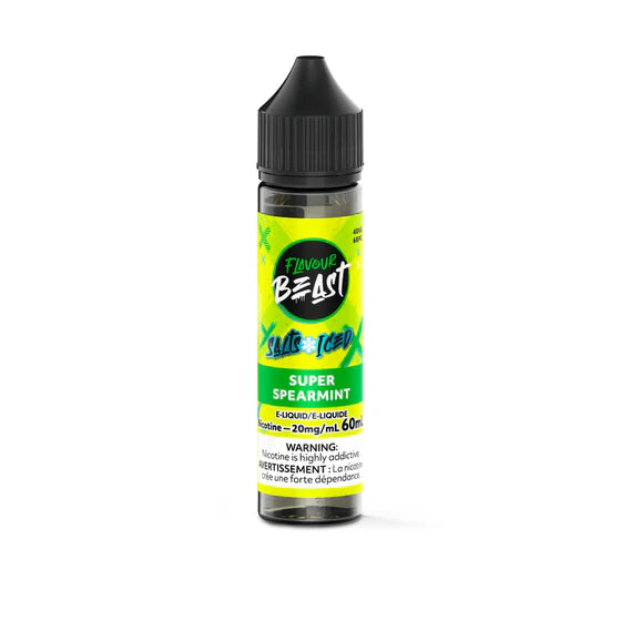 Flavour Beast E-Liquid 60mL Salts - Super Spearmint Iced