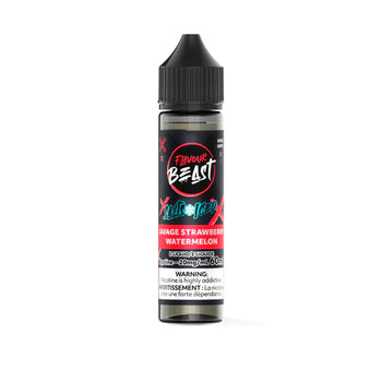 Flavour Beast E-Liquid 60mL Salts - Savage Strawberry Watermelon