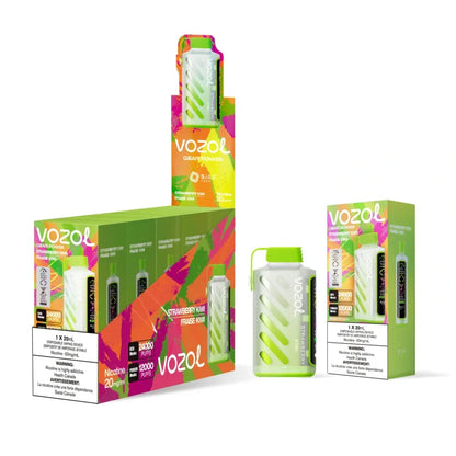 Vozol Gear Power 24k Puff Disposable Vape 20ml Strawberry Kiwi